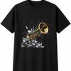 Trumpet Retro Mens Womens T-Shirt Vintage Unisex Novelty Gift Tee Funny Present