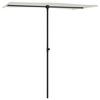 VidaXL Garden Parasol with Aluminum Pole, Patio Sunshade, Sun Shelter, Outdoor Terrace Parasol, 47329