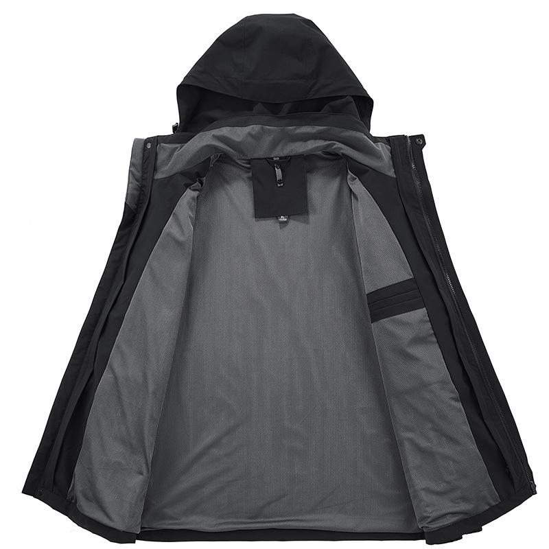 Dm Fatty Down Jacket Men's Short Thickened Winter Clothing Windproof Warmth Plus Fat Plus Size Hooded Men's Coat White Duck Down