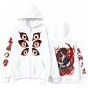 Kokushibo Men Autumn Winter 100%Cotton Zipper Hoodie Women Casual Harajuku Demon Slayer Japanese anime Long Sleeve Y2K Coat Top