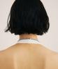 Kodo Bead Collar Necklace(Paleblue)