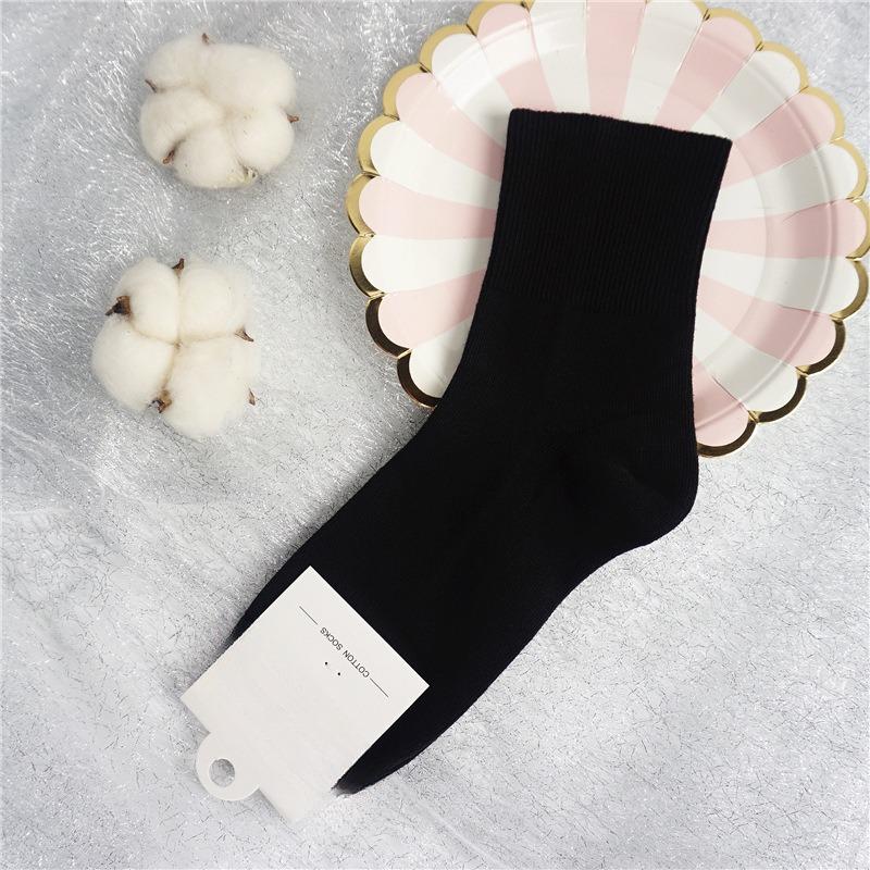 Female Autumn and Winter Cotton Loose Mouth Old People Do Not Choke Socks