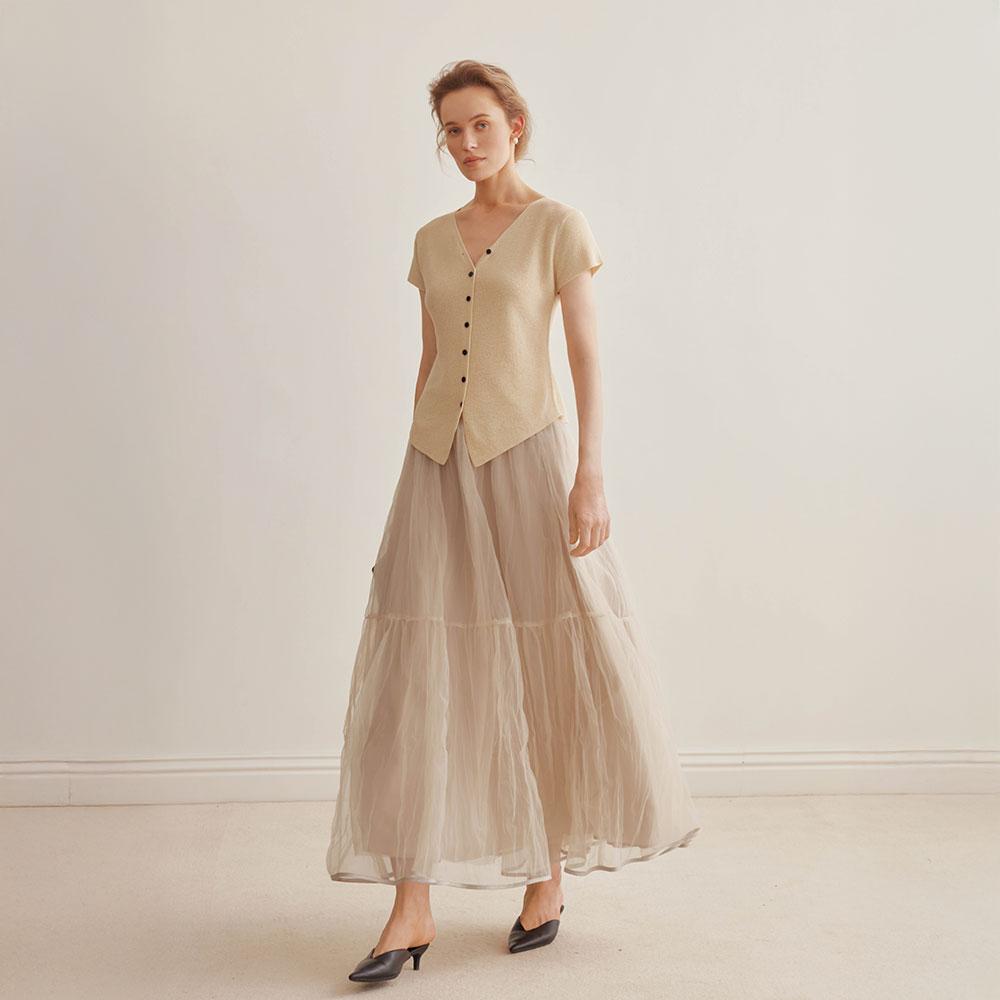 Waiwaiaiem Yy_Fluffy Mesh Skirt