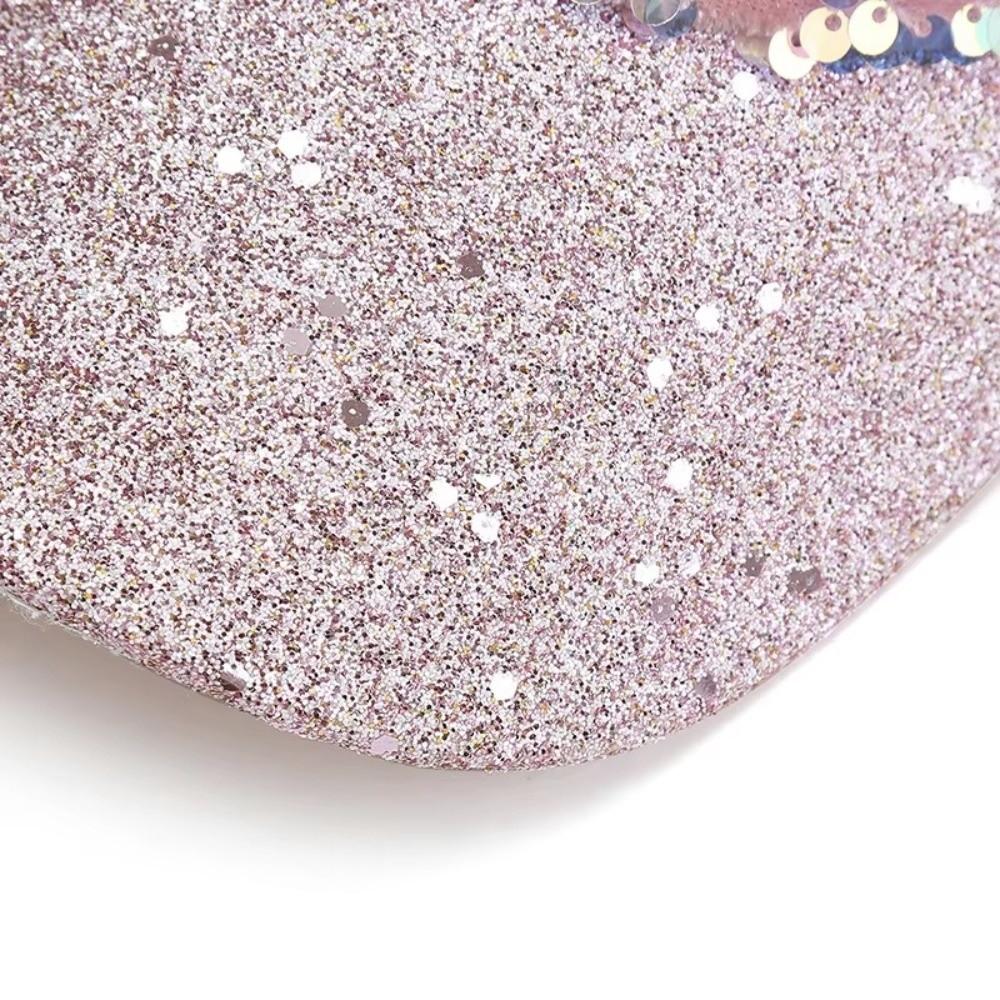 Breathable Women Sun Hat Casual Duck Tongue Caps Fashion Shiny Sequin Baseball Cap Summer