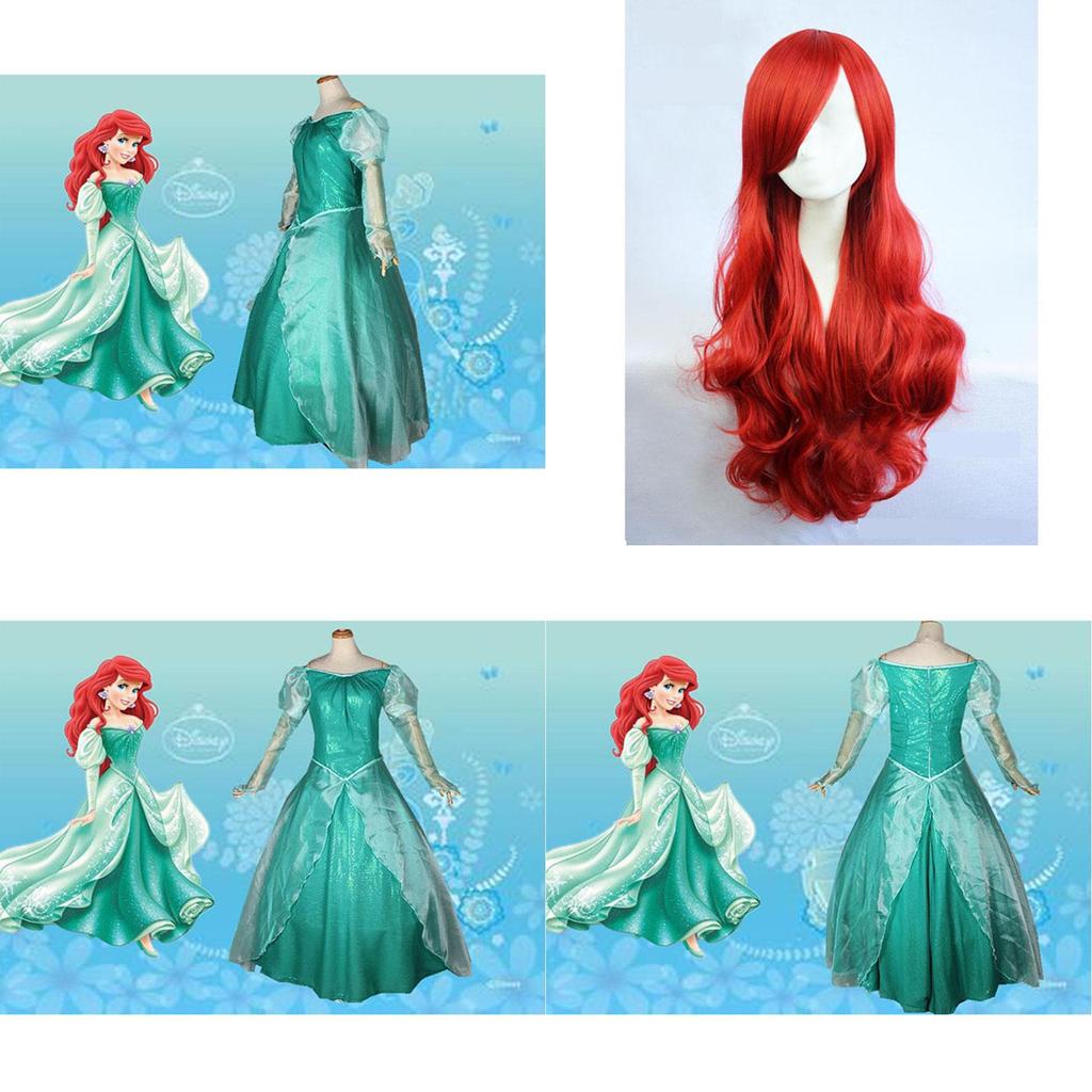 Stunning Little Mermaid Ariel Skirts Mermaid Princess Dress Perfect For Halloween Cosplay