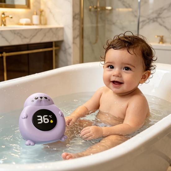 Babyparty Thermometer Sofortablesung LED Digitalanzeige Wassertemperaturthermometer Genaues Badewannenarmatur Temperatur
