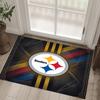 Tappeto in Cristallo di Velluto Design Pittsburgh Steelers Accogliente Non?Tappeto Stampato Antiscivolo per Camera da Letto Soggiorno Ingresso