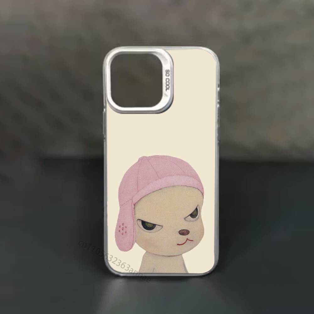 Y-Yoshitomos Art N-Nara phone Case for iPhone 17 11 12 Pro Max Plus Mini Air SE  16e 14 15 16 13 Soft Shell