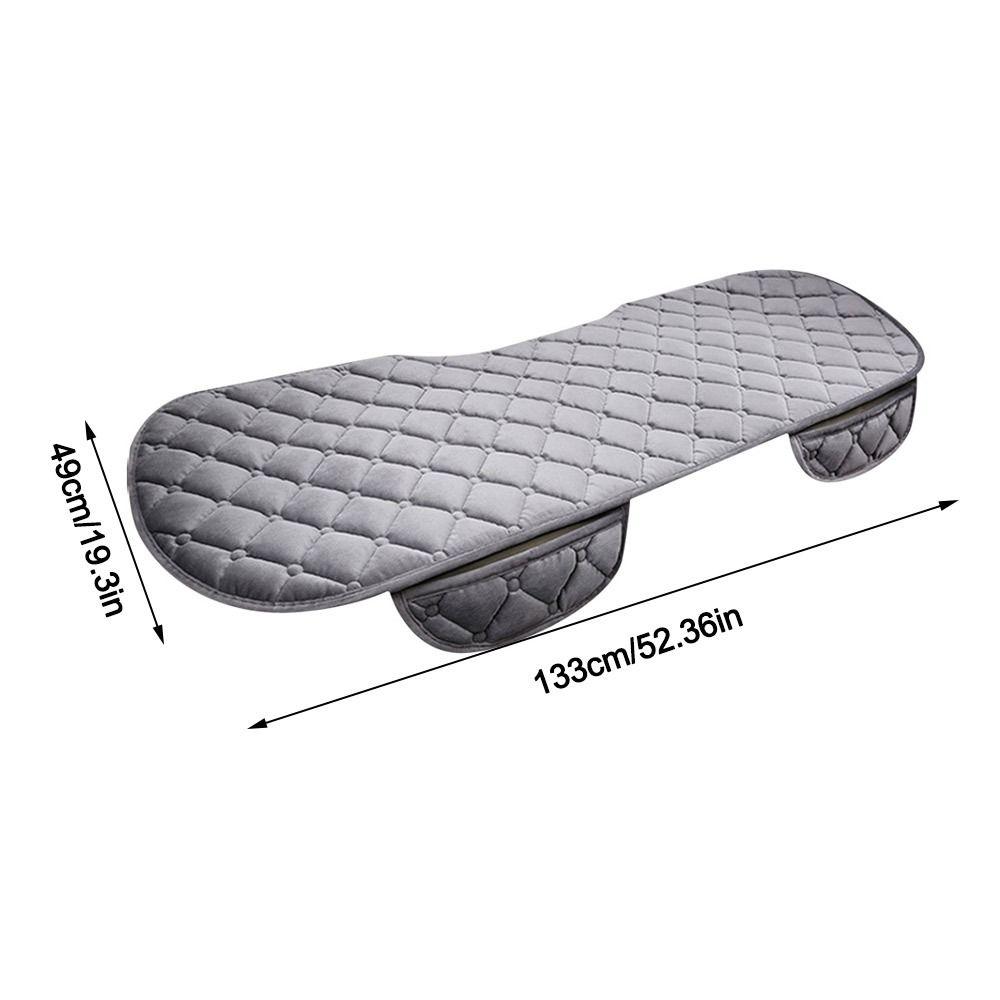 Non Slide Rear Seat Cover Velvet Auto Protector Mat Pad New Rear Flocking Cloth Cushion  Winter