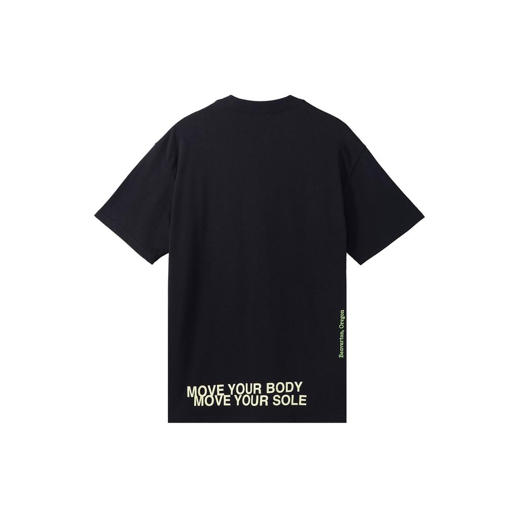 Nike Alphabet Logo Pullover Sport Casual Short Sleeve T-Shirt Men Tops Black DO2032-010