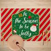 Christmas Table Mats Holiday Dining Placemats for Xmas Table Decor Snowflake Table Runner Waterproof Festive Accessories