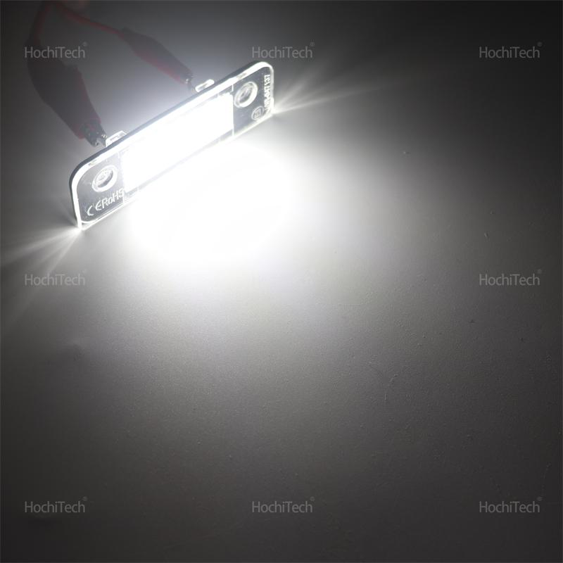 2pcs LED License Plate Light Canbus Number Lamp No Error for Ford Mondeo MK2 1996-2000 for Fiesta MK5 2001-2008 Fusion 2001-11