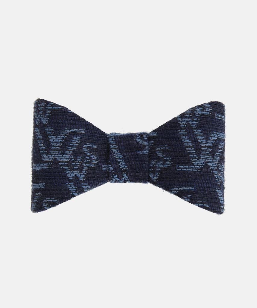 White Sands Denim-Like Jacquard Ribbon Hair Clip Kids Lottie