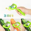 1PC 5 Layers Multi-functional Stainless Steel Kitchen Knives Shallot Sushi Shredded Scallion Cut Herb Spices Scissors