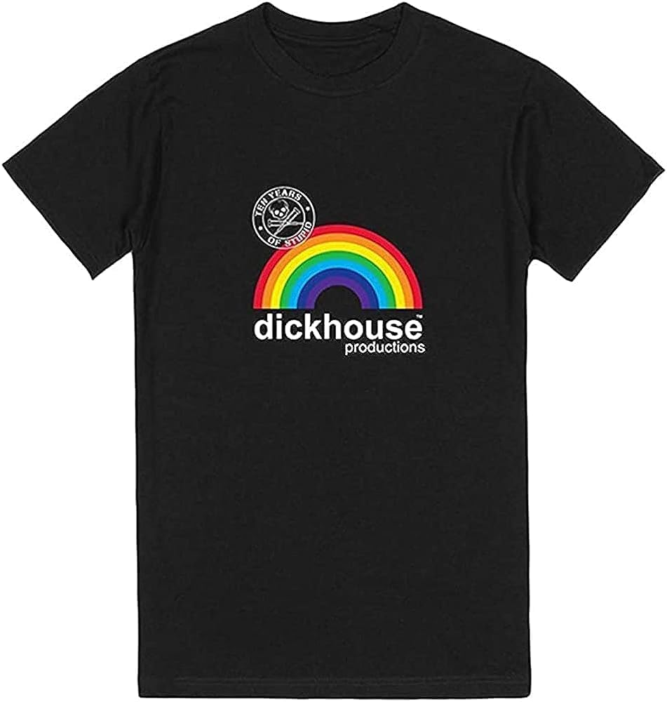Dickhouse Jackass Graphic Tee Printed Men T Shirt Fashion Shirt Men L чёрный