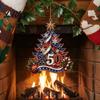 Bedroom Dormitory Decoration Christmas Acrylic Hanging Ornament, Glowing Tree Decor for Window Seasonal Wall, Festive Holiday Party Decoration, Indoor