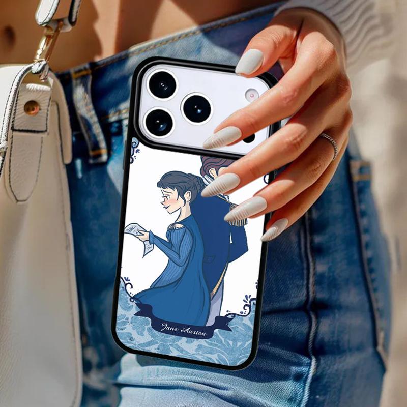 Cover Book Jane Austen Phone Case For iPhone 17 Air 14 15 13 12 Max Cover For Apple 14 15 16 16e 11 Pro Max Plus Coque