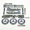 Hot 2025 For AMG W124 2025 GLC GLK Hot Hot 1set Car Badge Sticker Car Decoration Decal For Mercedes Benz W204 W124 W201 W202 W21
