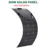 600W 300W Flexible Solar Panel With 60A Controller Kit Bendable Waterproof Monocrystalline Solar Cell for Camping Car RV Boat