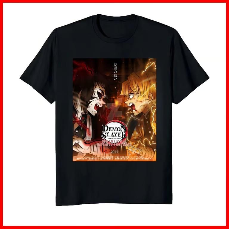 HOT 2025 Demon Slayer Kimetsu No Yaiba The Movie Infinity Castle T-Shirt, 3Style Unisex T-Shirt XXXXL