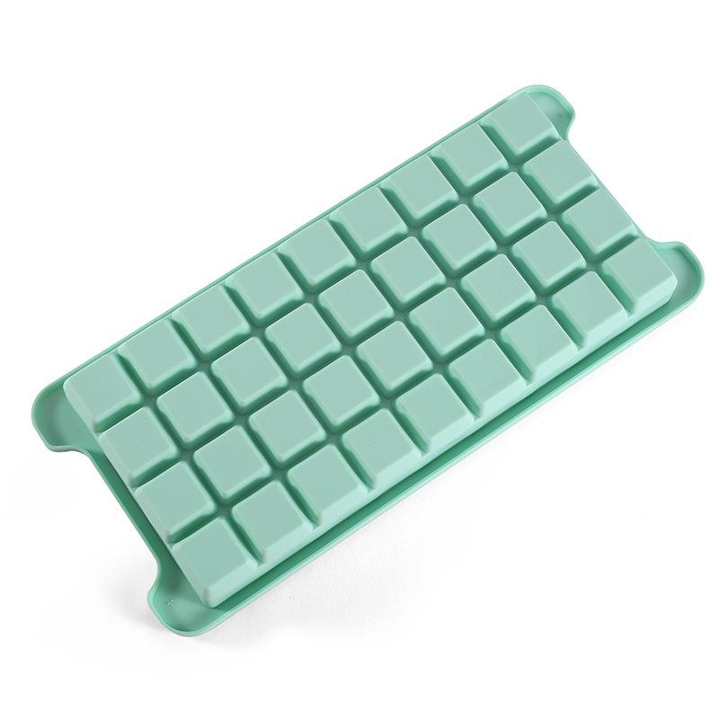 2-in-1 Silicone Ice Cube Tray - 36 Cells with Cover for Bar & Baby Food Storage