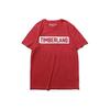 Logo Print Casual Short Sleeve T-Shirt Men Tops Red A2A9W-P92