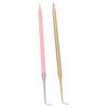 2pcs B6 Lash Perm Lift Tools Curved Tip Short Comb Stainless Steel Lash Separation Rod