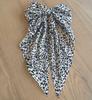 "Elegant Retro Leopard Bow Hairpin with Ribbon - Autumn/Winter Collection"