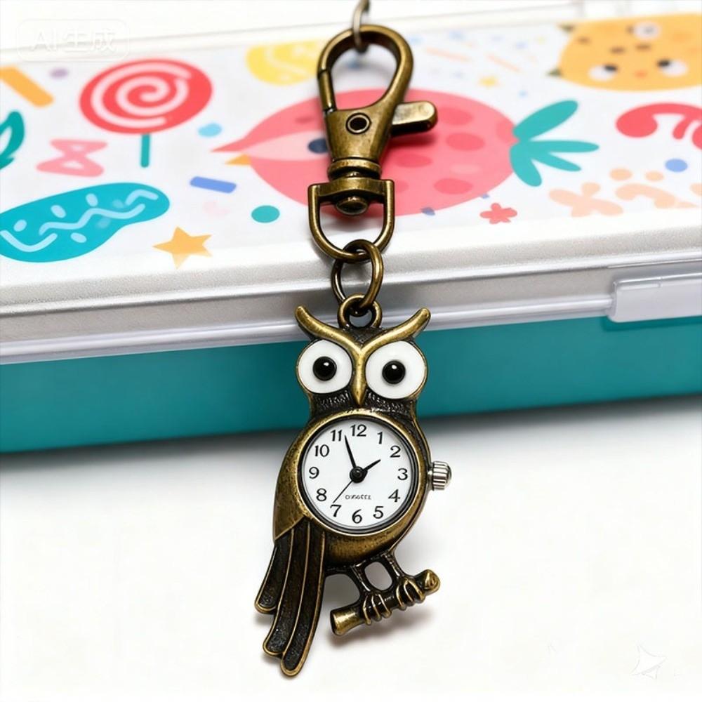 Retro Creative Pocket Watch Vintage Design Quartz Watch Keychain Watch Gift Collection