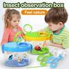 Transparent Insect Observation Box Adjustable Straps Spider Feeding Cage  Outdoor Exploration