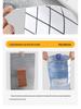 Waterproof Self-Adhesive Faux Marble Tile Sticker for Wall Renovation in Hallways, Kitchens, and Living Rooms