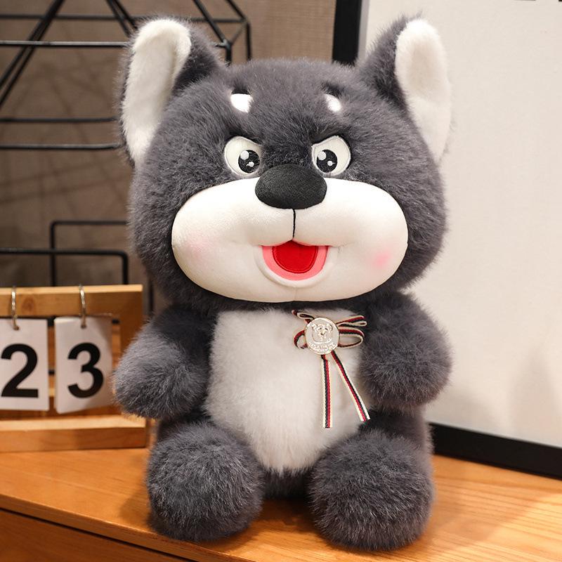 Adorable Husky Plush Toy - Cute Cartoon Dog Doll, Perfect for Children's Birthdays