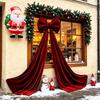Christmas Large Red Bow Ornament Xmas Tree Hanging Decor Shop Window Holiday Decoration