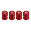 4pcs Car Tire Valve Cap Car Tyre Air Stems Covers For SUBARU Forester Impreza Legacy Outback WRX STI BRZ Auto Accessories Y10