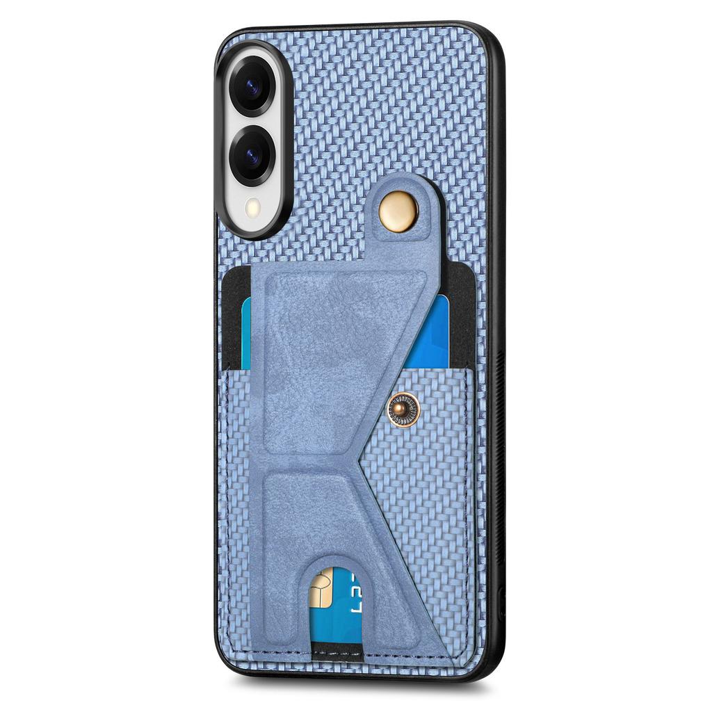 Für Samsung Galaxy S25 Edge Hülle mit K-förmigem Ständer Leder Handy Rückseite