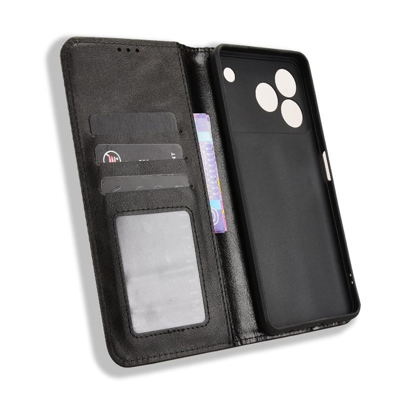Wallet With Card Slot Photo Frame Stand Magnetic Flip Leather Case For ZTE Blade A76 4G Anti-fall Phone Cover