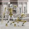 Death God Skeleton Action Figure, Fun Multi-Joint Mobile Shapeshift Robot,Halloween  Manikin Decorative Ornaments Toys
