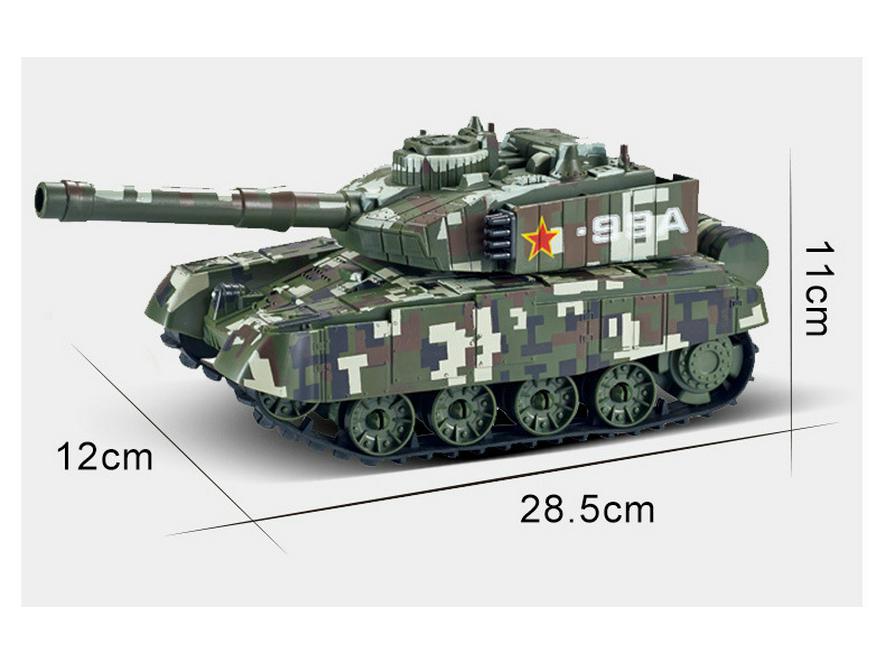 Remote Control Tank with Projectile Firing & Smoke Effect for Kids