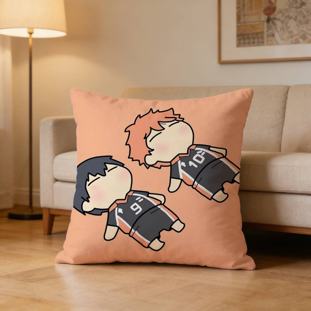 Sports Anime H-Haikyuu Pillow Case Pattern Printed Pillowcase For Living Room Sofa Cushion Cover