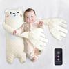Baby Sleeping Patting Pillow with Soothing Palm Remote Control Electric Baby Hand Pillow Soothing Doll Palm Patting for Toddler
