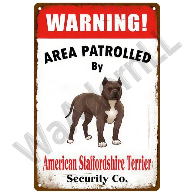 Vintage Retro Warning Tin Signs  Metal Caution Sign for Cafe Club Man Cave Pub Home Bars Coffee Shop  Wall Decor Art for Home