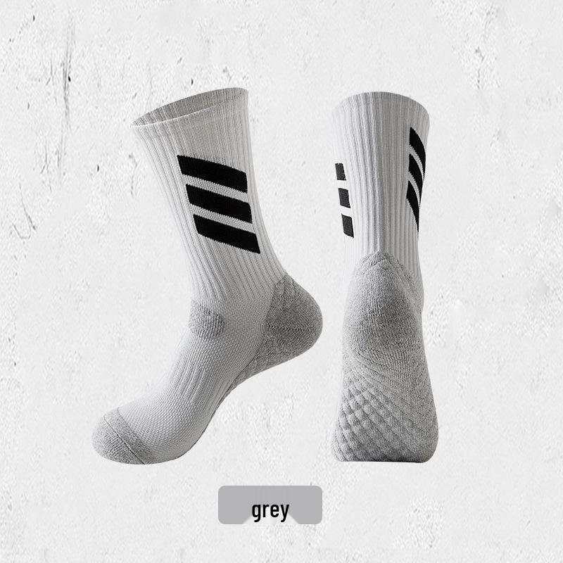 Elite Grip Basketball Socks - Anti-slip, Thick Terry Bottom, Mid-Calf & Over-the-Calf Options for Fitness and Running