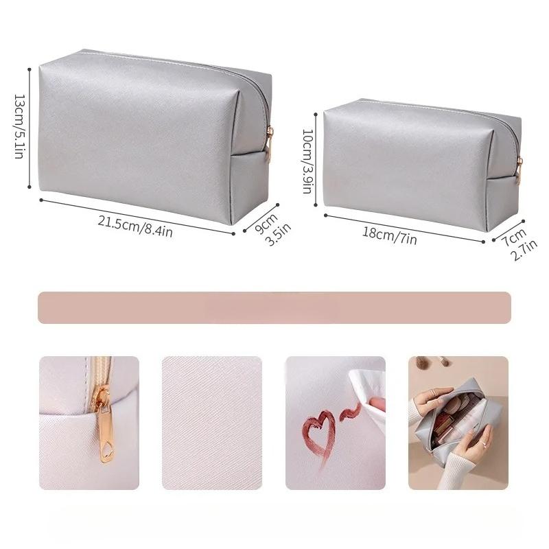 Simple Travel Large Capacity Makeup Bag Cosmetic Storage Pouch Toothbrush Wash Bag  Storage Case