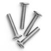 304 Stainless Steel Chamfered Hex Screw, Inch Size, Large Flat Head Furniture Bolt
