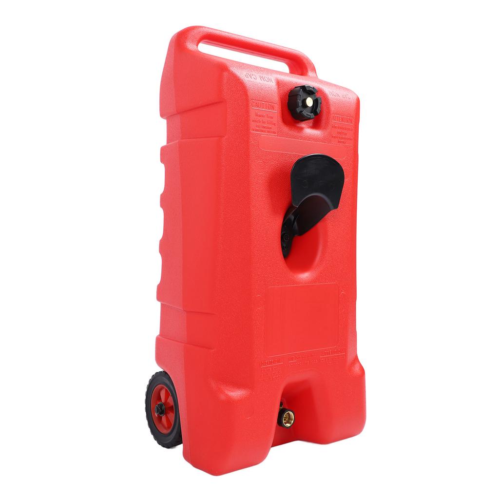 Fuel Oil Storage Tank 14 Gallons Shockproof Portable Gas Fuel Tank Container for ATVs Snowmobiles Boats Jets Skis