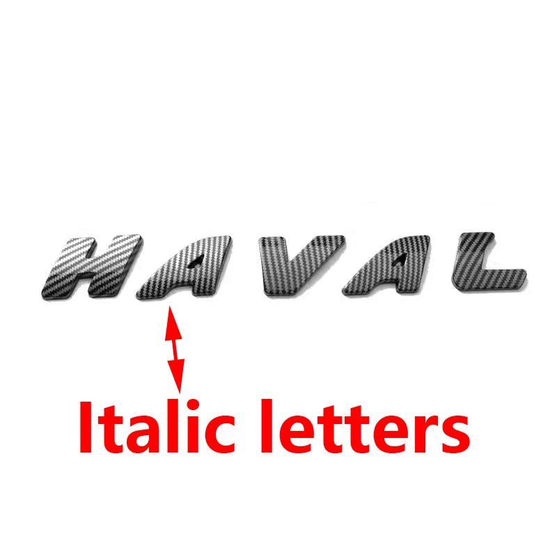 Per Haval H6 GT logo Auto Rete Anteriore Emblemi Logo Nero Per GWM Great Wall Generazione Haval H6 GT