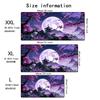 Starry Sky Moon Mouse Pad Large Computer Office Game Table Mats Xxl Rubber AntiSlip Pc Gaming Keyboard Mousepads Long Desk Pads