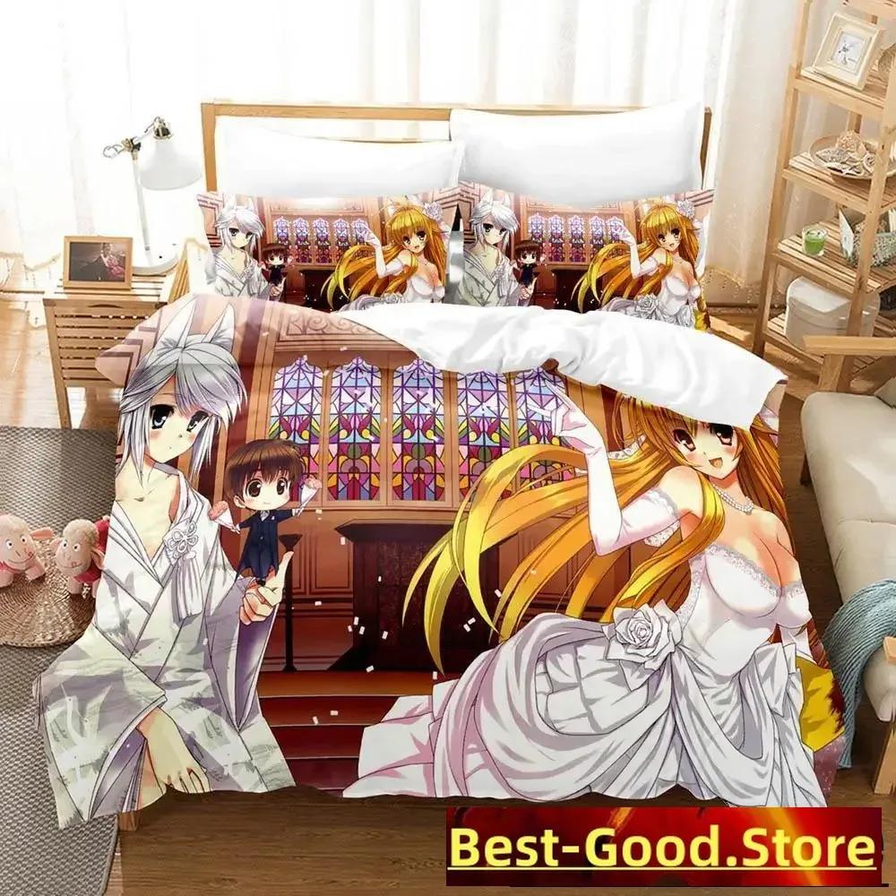 Comforter New Kanokon Bedding Set Single Twin Full Queen King Size Bed Set Adult Kid Bedroom S 3D Print Anime Bed