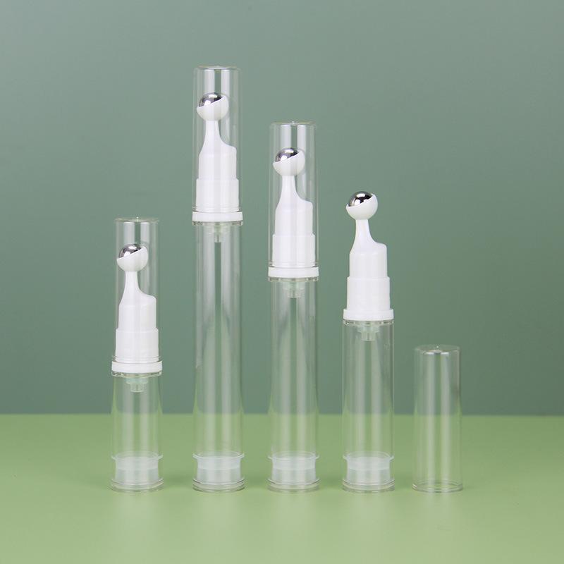 Roller Ball Vacuum Bottle Liquid Essential Foundation Eye Cream Refillable Bottles Travelling Portable Empty Dispenser Bottle