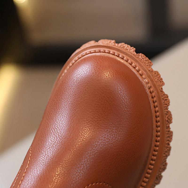 Dívčí podzimní a zimní nová móda pro malé holčičky Všestranné dětské boty krátké kozačky Kojenecké kozačky s měkkou podrážkou